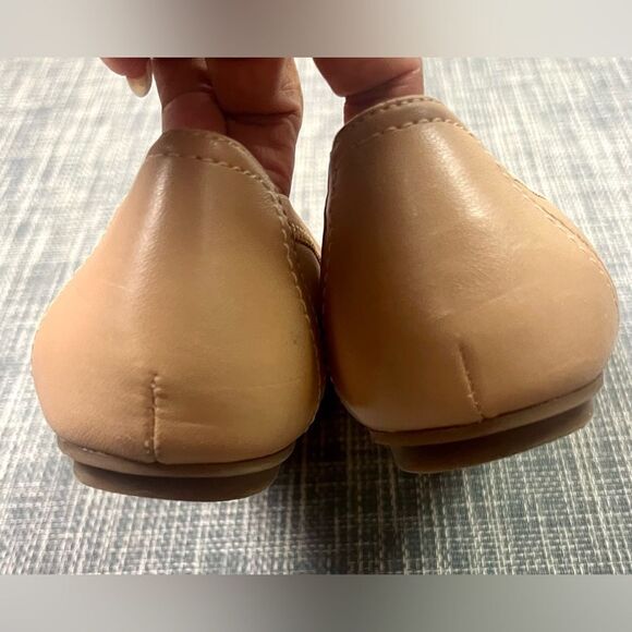 Vionic Carol Tan Leather Ballet Flats - Picture 6 of 10